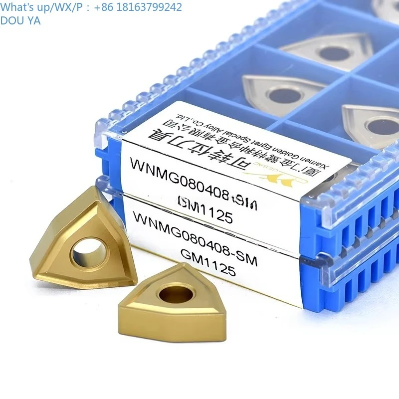

Твердосплавная токарная пластина GESAC WNMG080404SM WNMG080408SM WNMG080412SM GM1125 GM3225 для наружной обработки на станках с ЧПУ