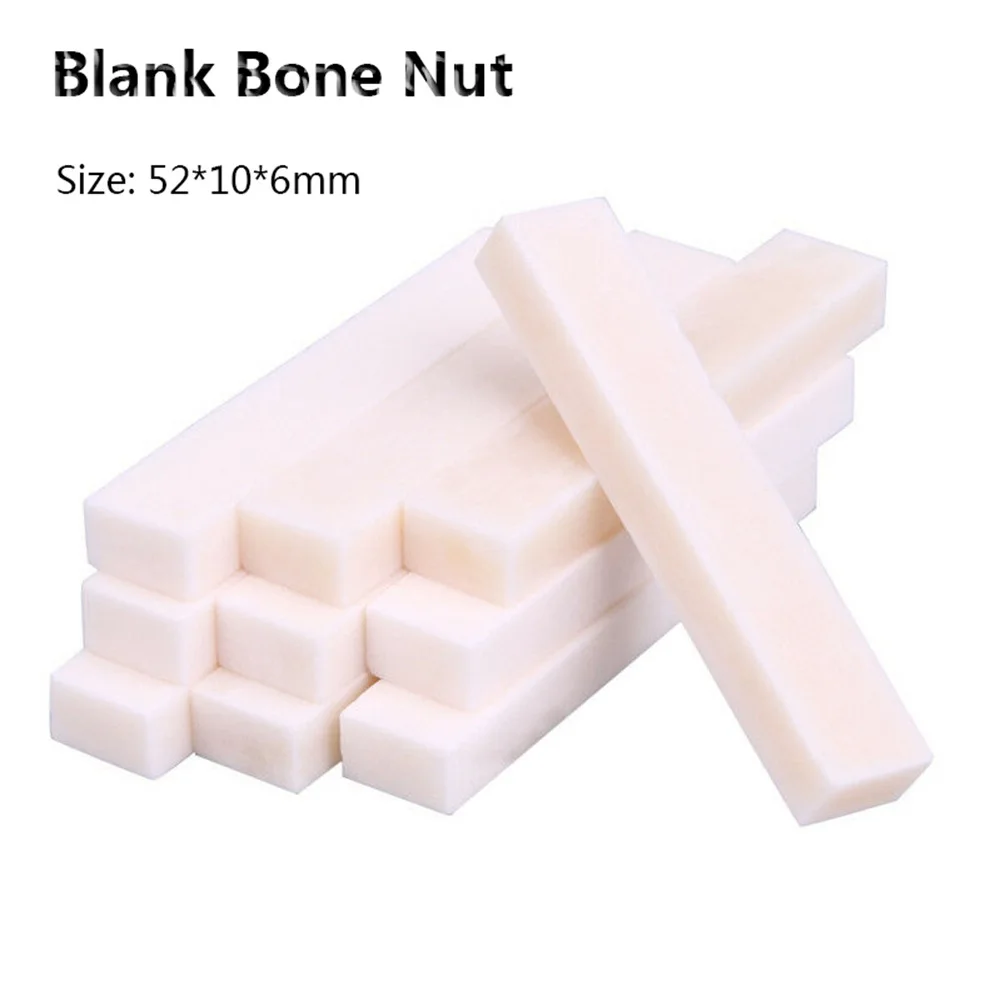 1/3/5pcs/set Guitar Bass Real Blank Bone Nut for LP Folk/Classical Guitar Electric Acoustic Guitar Bass Guitar Accessories