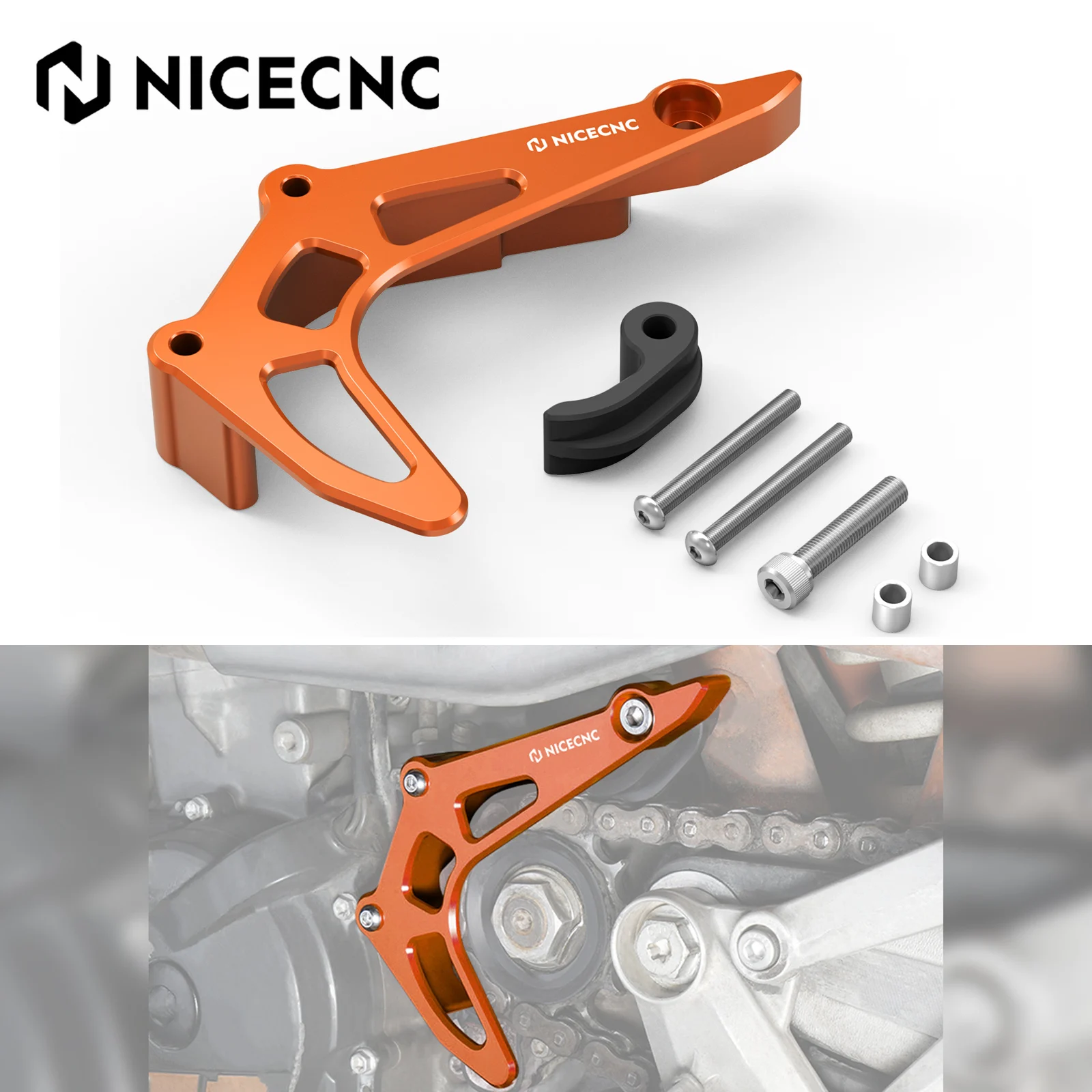 For 2009-2023 KTM 690 Enduro R SMC/R Case Saver Chain Guard Sprocket Cover For Husqvarna 701 Supermoto/Enduro 2016-2023 GasGas