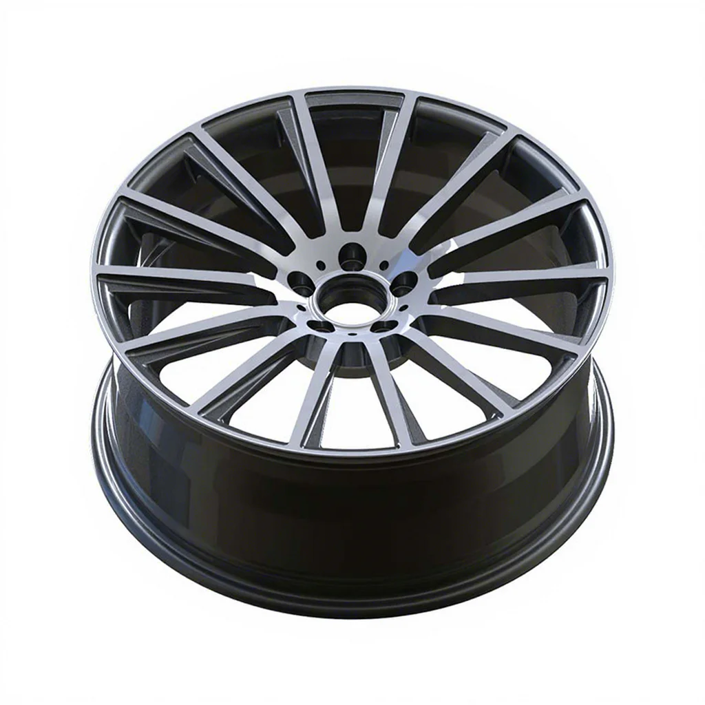 Original Style Single-Piece Forged Wheel Hub Blade Design Bright Black High Strength Monoblock Forged Wheels 15-26 Inch 7-13J