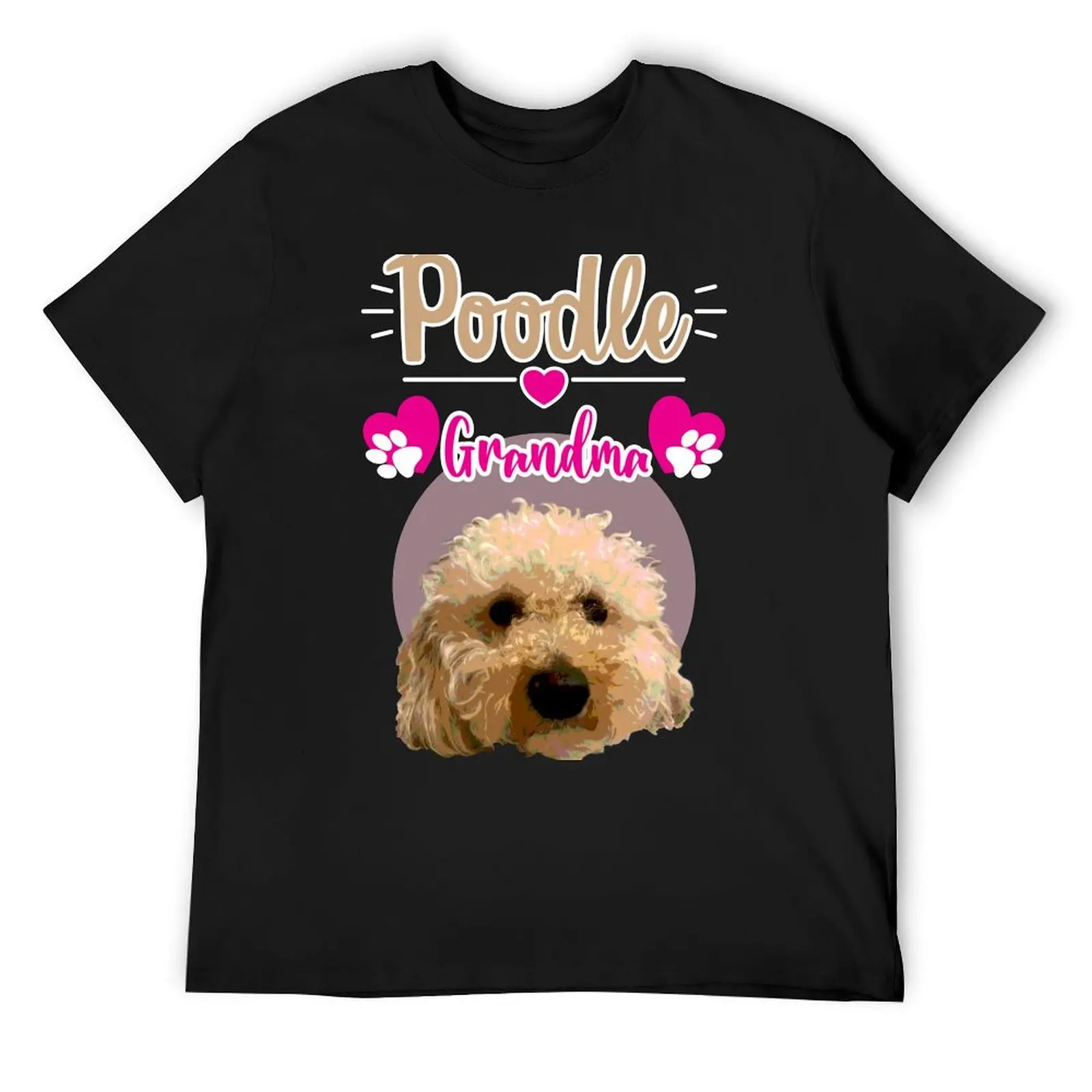

Poodle Grandma T-Shirt gifts for boyfriend blacks oversizeds rapper graphic tees t shirts for men cotton