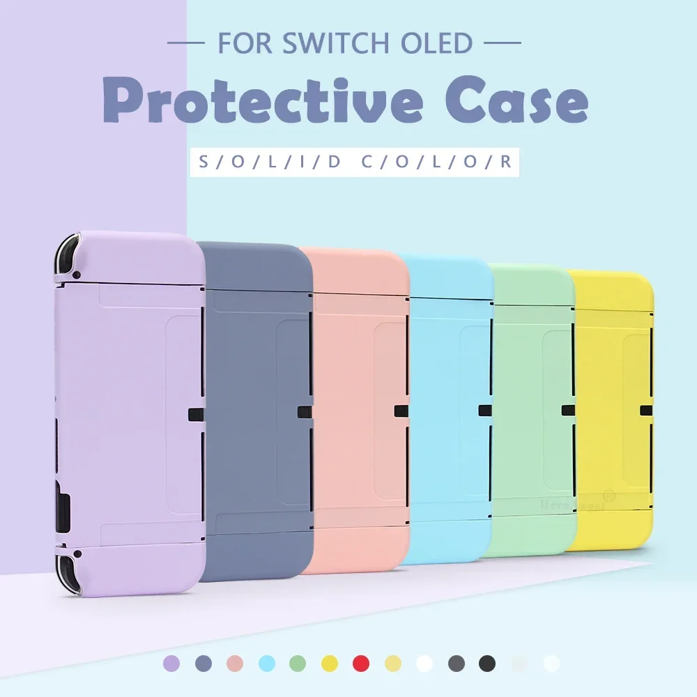 9 Colors For Nintend Switch OLED Accessories Protective Shell NS Game Console TPU All-inclusive Soft Cover Protection Case Pouch