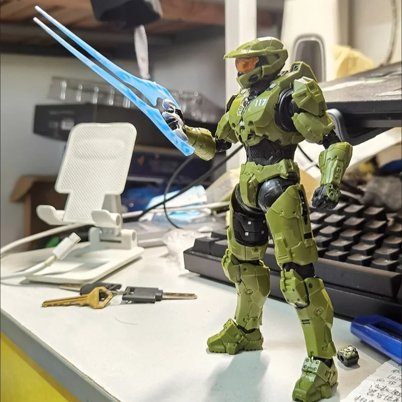 Sentinel maître chef 18 cm PVC figurine Anime Collection modèle Mjolnir Mk VI SV poupée mobile jouets pour John117 S117