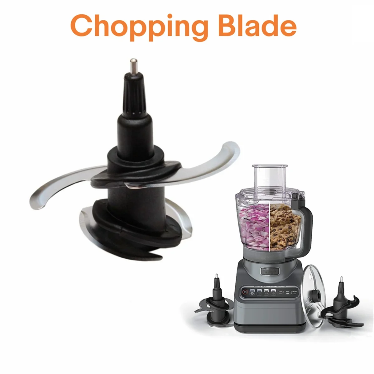 ABKR 2 قطعة استبدال شفرة التقطيع للنينجا 64oz BN601 BL770 BN2PCS801 منتج أغذية السلطانية تقطيع شفرة الخلاط