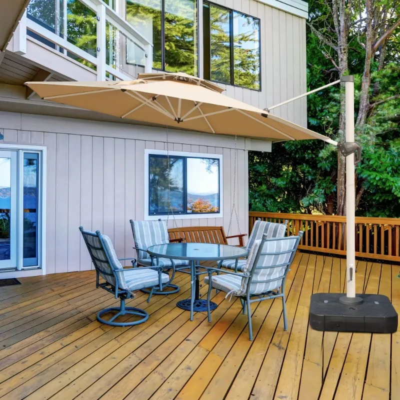 

Роскошный современный железный водонепроницаемый полиэстеровый садовый пляжный зонт для использования на открытом воздухе, пляжный сад, парк, двор, бассейн