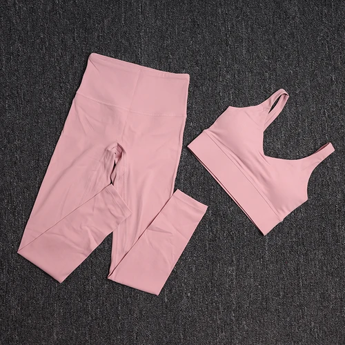 TRY TO BN Ropa de gimnasio para mujer, conjunto deportivo de Yoga, sujetadores, mallas de cintura alta, ropa deportiva para Fitness, trajes de entrenamiento, chándal de entrenamiento para mujer
