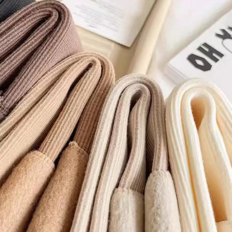 5 أزواج المرأة الخريف الشتاء بلون الثلوج الجوارب الطويلة منتصف العجل اصطف سميكة الدافئة النوم الطابق رقيق الجوارب الدافئة الجوارب 2025 #4