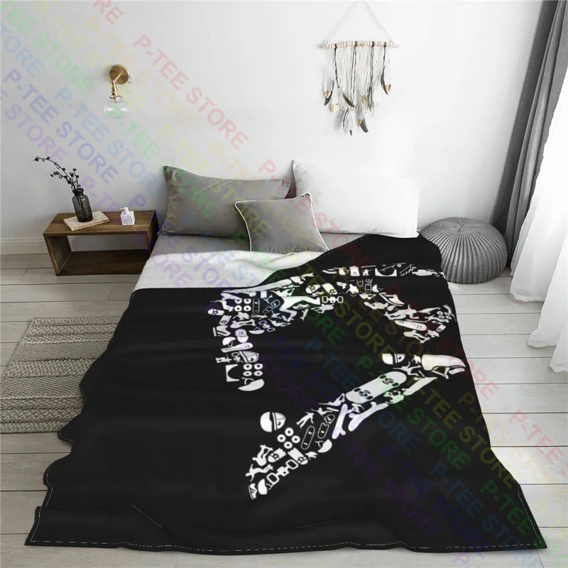 B077Bcrew Skater Skate Skateboard Board Blanket Warmth Comfort Plus Velvet Faux Fur Mink Sleeping Sheets