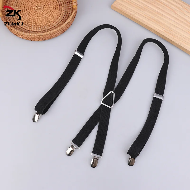 Elastic Adjustable Suspenders For Adults And Kids - Men Women Braces Suspender Set For Children Boys Girls Wedding Accessories
