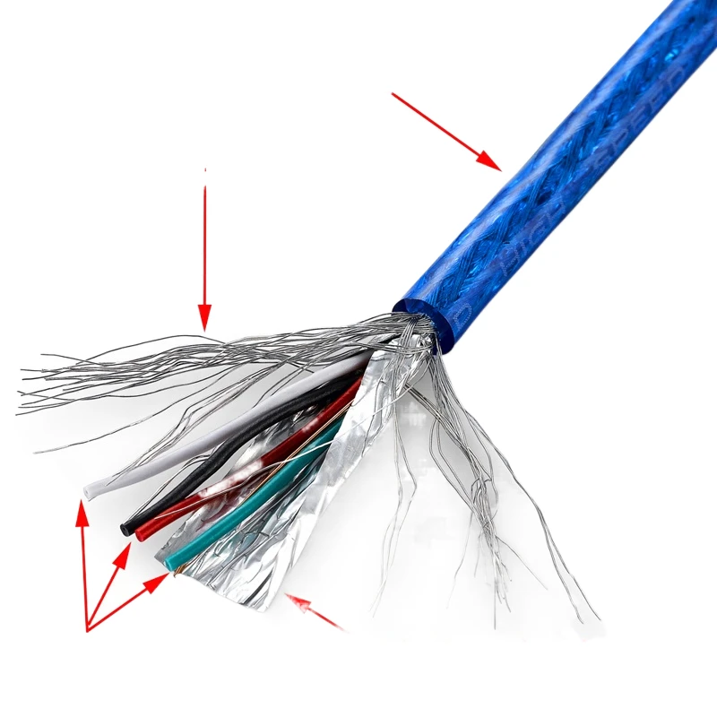 USB 2.0 Printer Cable Type A Male to Type B Male Supports Fast Data Transmission and Charging for Printers Electronic Keyboard