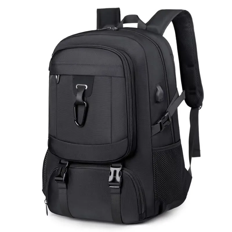 USB Men's Backpack Advanced Sense Leisure Travel Watertight Backpack College Student Schoolbag Large Capacity Laptop Backpack