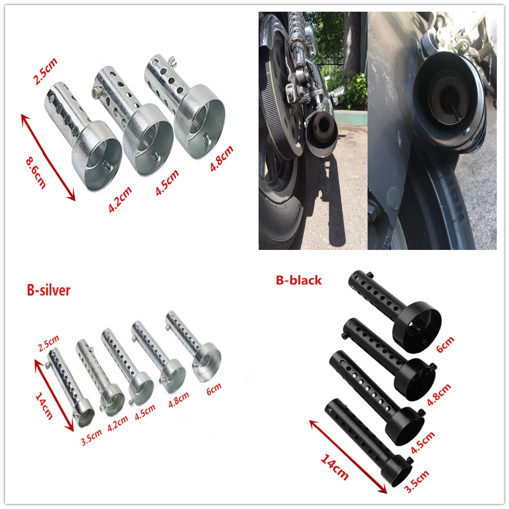 Motorcycle Exhaust Muffler  iron Eliminator for Ducati SMART LE S2R 1000 SPORT 1000 MTS1100 S PAUL