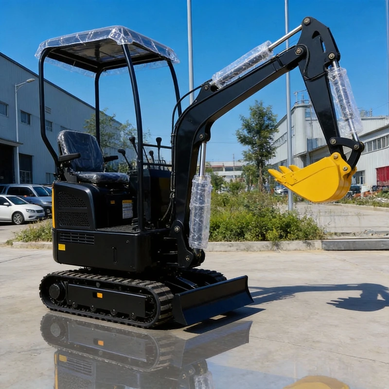 

0.8Ton Mini Excavator Diesel Engine YANMAR CE Euro 5 Europe Construction Tools Mini Excavators Digger