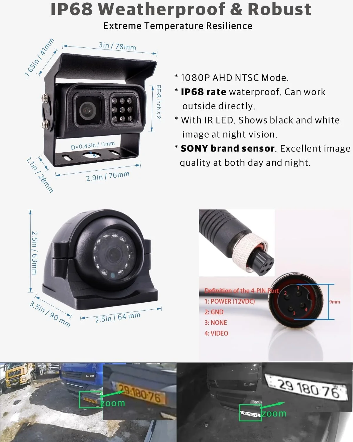 JOINLGO 4CH GPS 4G WiFi 1080P SSD/SD Drive Mobile Vehicar DVR Kit Reote Live View Web/Phone 4pcs Side/Rear View IR Cmera