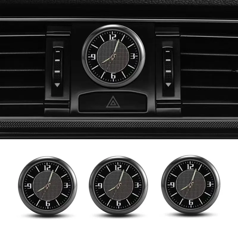 Car Clock Luminous Stick-On Mini Digital Watch Mechanics Quartz Accessories For Dacia Duster Logan Sandero Stepway Lodgy Dokke