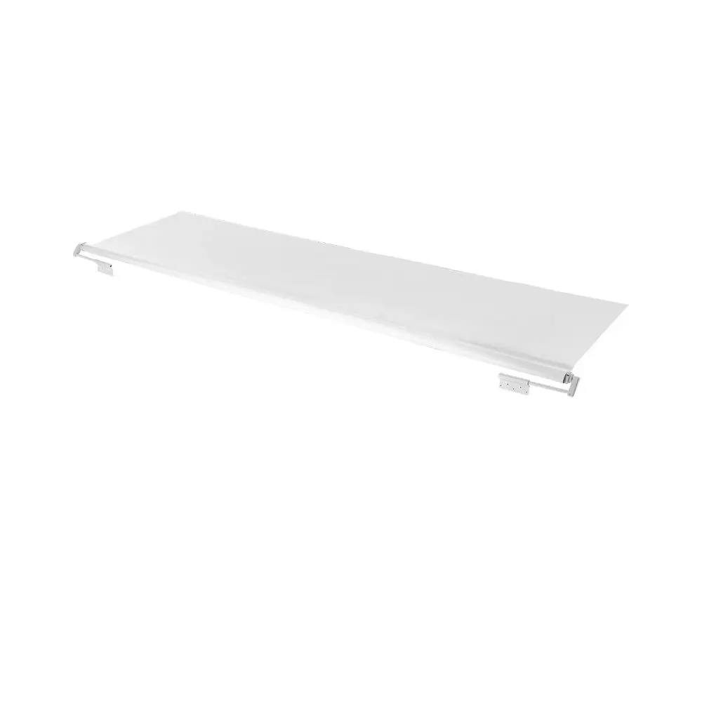 

Durable Weatherproof Slide Topper Awning Replacement for rv Motorhome 7 to 13 Feet Heavy Duty Stainless Steel Bracket White