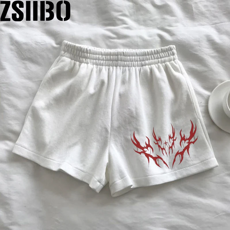 Summer Sports Five-point Sport Basketball Short Pants Oversized Shorts Men Graffiti Smiling Striped Shorts Women Loose Wide