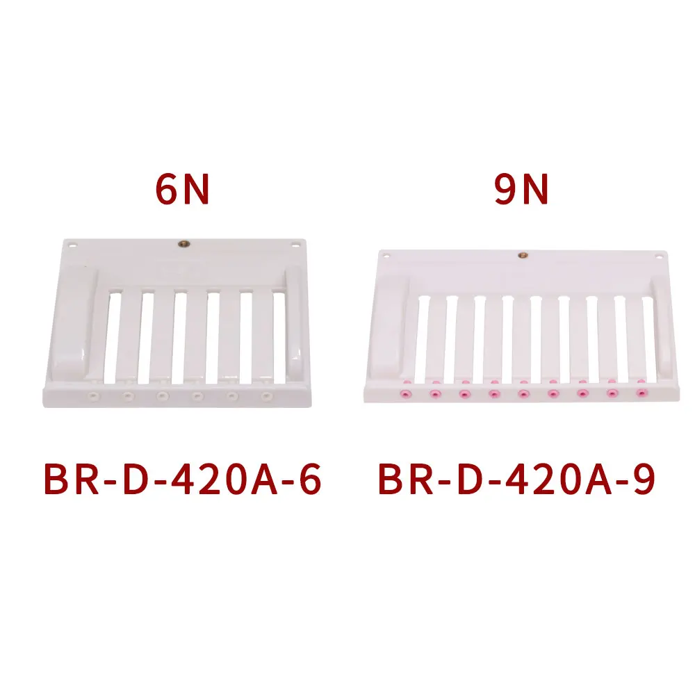 6 Needle And 9N Upper Face Plate Plastic For SWF Embroidery Machine Spare Parts