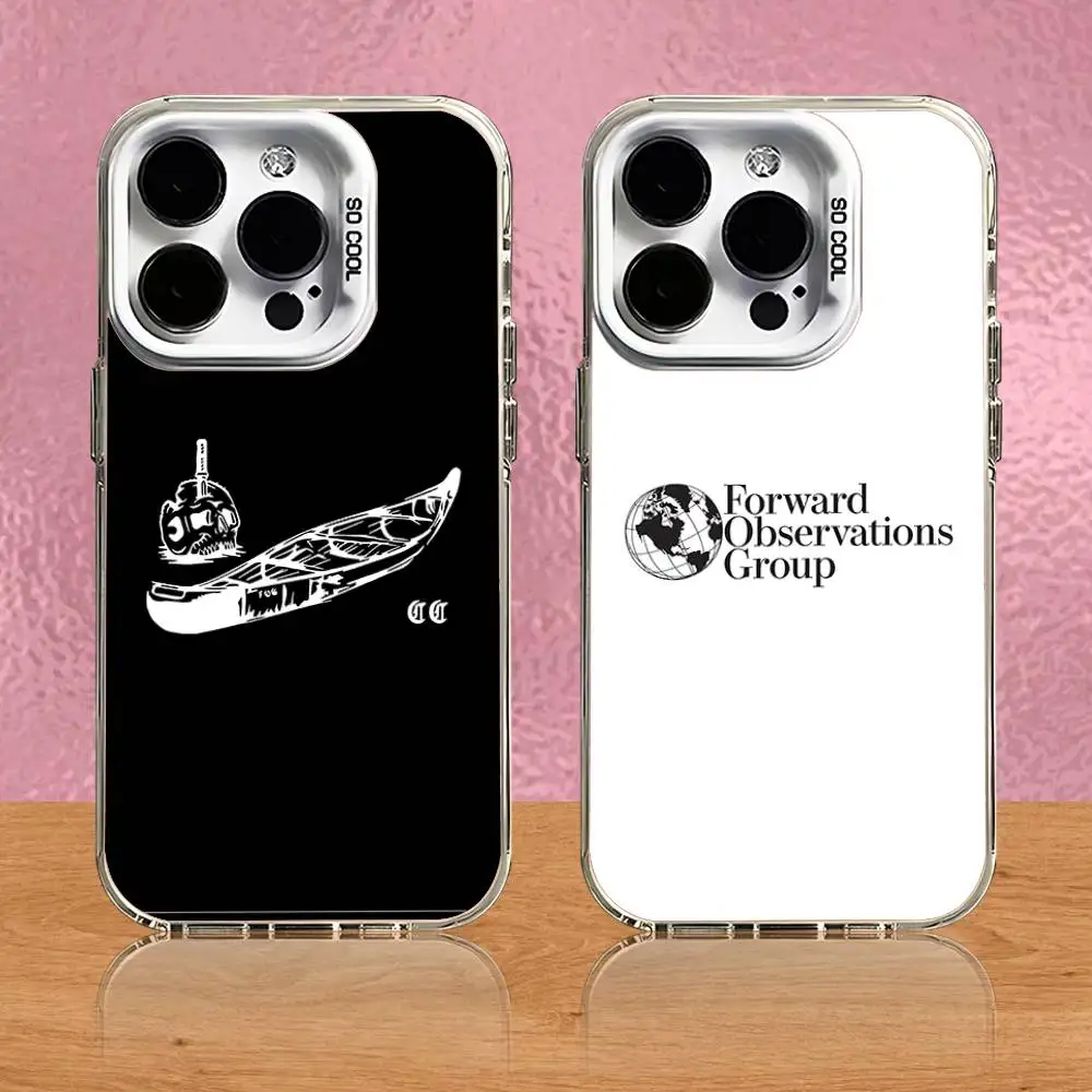 

FOG Forward Observations Group Phone Case For iPhone 16,15,14,13,12,11,Pro,Max,Plus,Mini,SE White Candy Matte Shockproof Cover