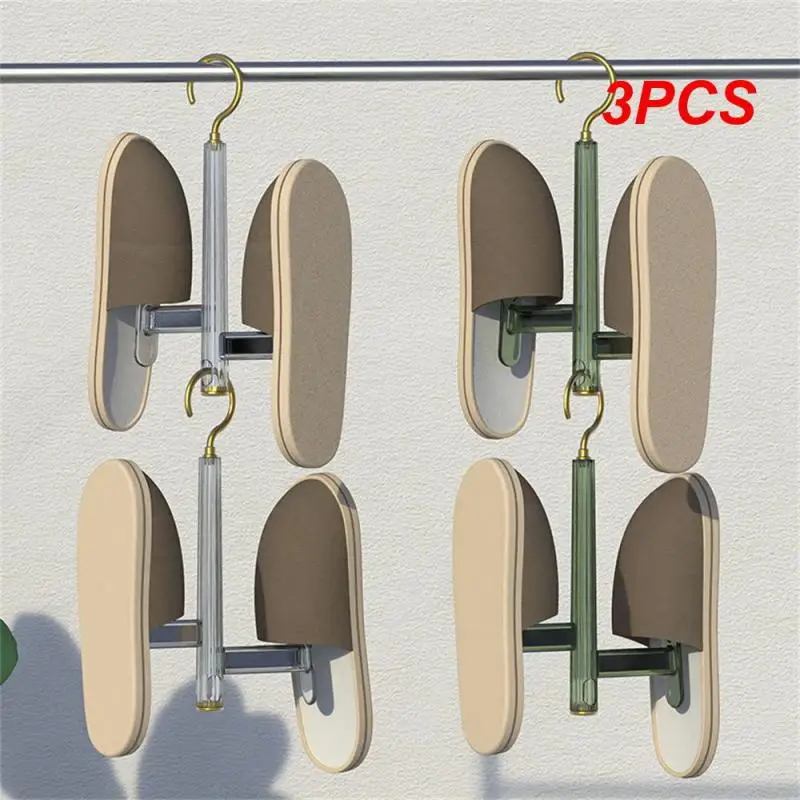 

3PCS Firm Drying Rack Wear-resistant Hanger Increase And Thicken Household Durable To Multifunction Easy Access Shoe Rack