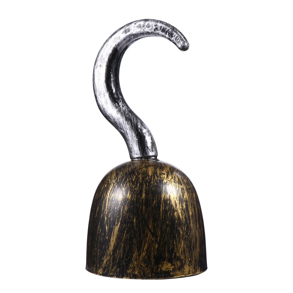 3 قطع محاكاة دعامة القراصنة لتزيين الحفلات التنكرية، خطاف بلاستيكي برونزي، خطاف قرصان مزيف، إكسسوار زي خفيف الوزن