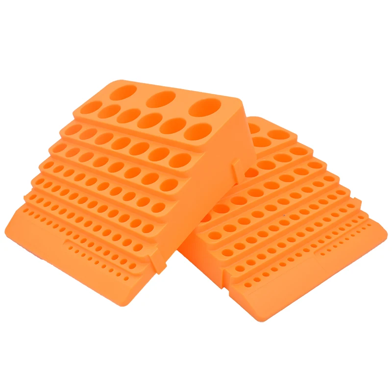 Boîte de rangement en plastique pour fraise, foret, fraise en bout, outil CNC, boîte de collecte de pièces de forage en U, 84 Holde, 1PC