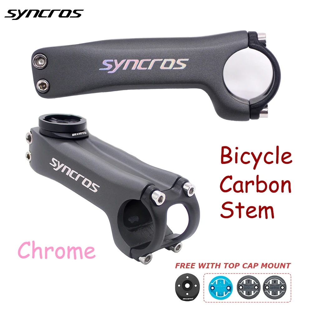 

Вынос шоссейного велосипеда SYNCROS Chrome+Carbon-6 ° /-17 ° , Диаметр зажима 31,8 мм, вынос руля дорожного/MTB 70-130 мм, матовая часть велосипеда