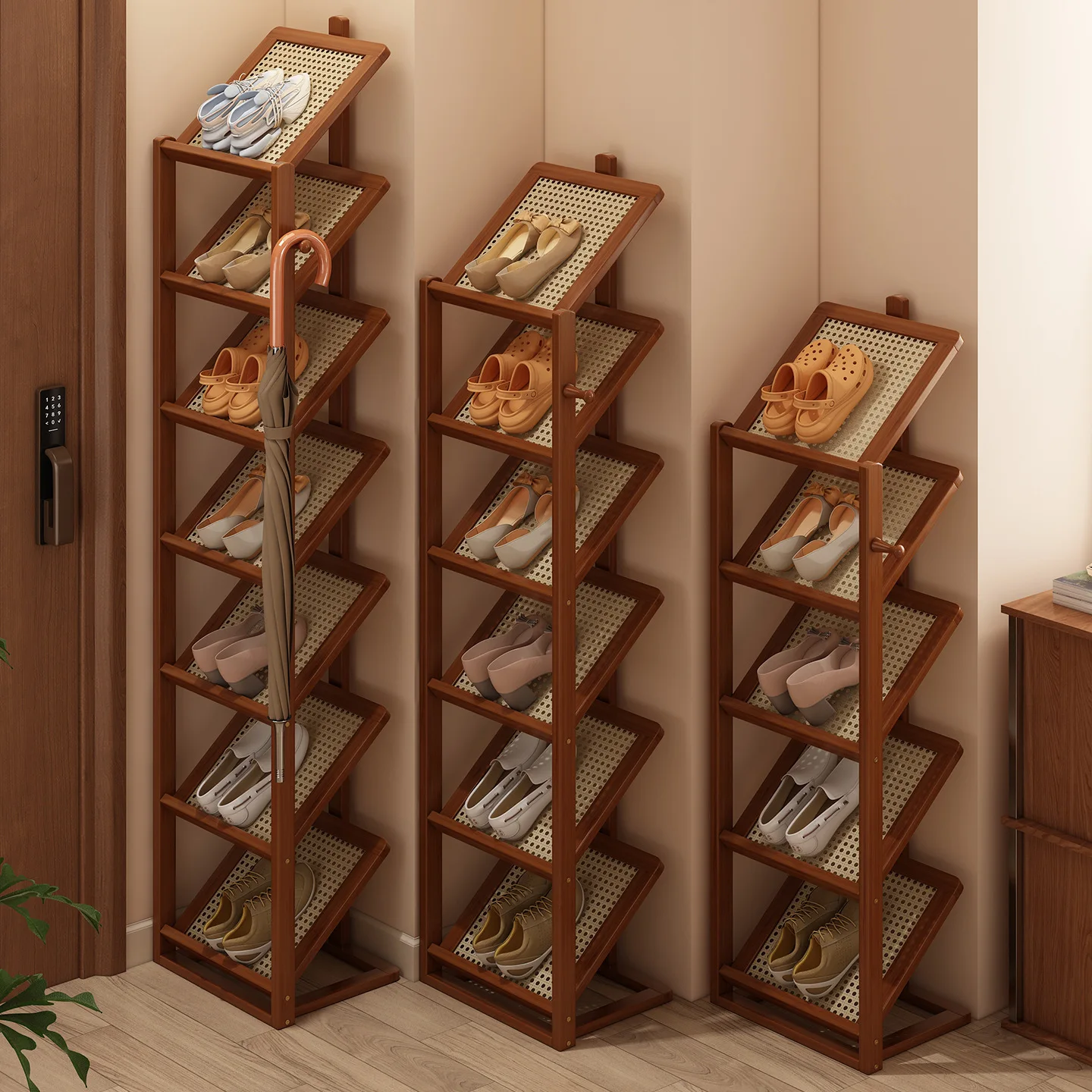Simple Shoe Rack Narrow Shoe Cabinet Shoe Display Shoe Storage Shoe Stand Shoes Shelves Shoe Rack Organizer