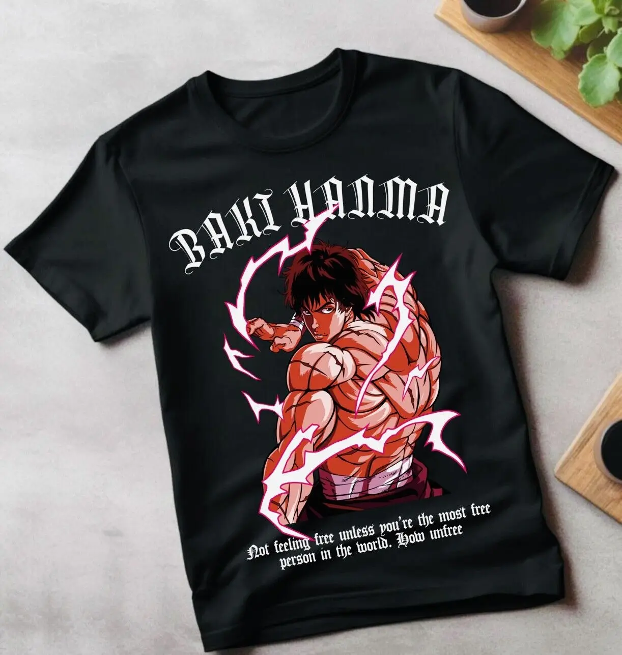 

Baki the Grappler T-Shirt Baki Hanma Yujiro Hanma Baki Boxing Shirt All Size