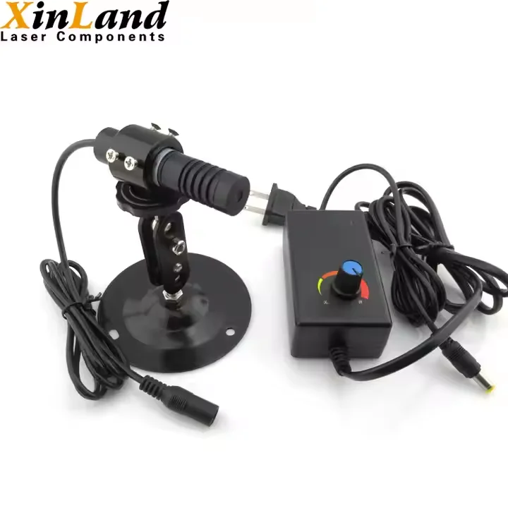 Pinwheel Laser Light DOE Grating Lens 650nm เลเซอร์สีแดงปรับโฟกัสได้สําหรับวิชันซิสเต็ม