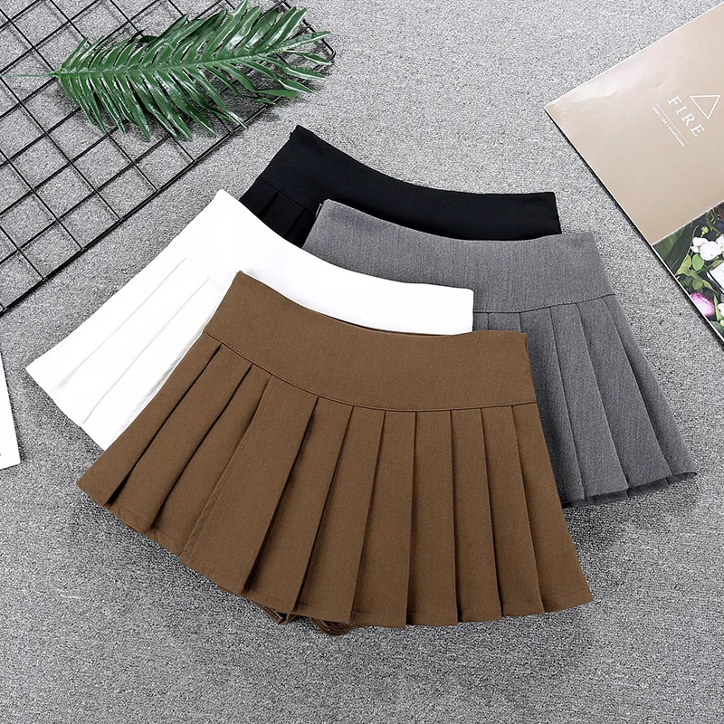 Minifalda plisada con abertura lateral, minifalda plisada de acordeón de tiro bajo, falda Y2K, traje de mujer para niña electrónica, traje KPOP para primavera y verano