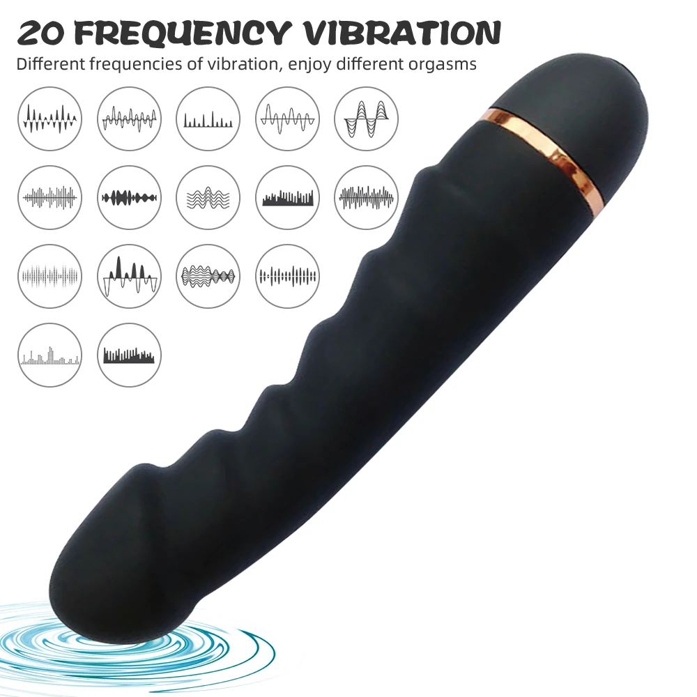 20 Frequency Dildo Vibrator Power Motor Realistic Penis Female Masturbator G-spot Clitoral Stimulator Erotic Sex Toys for Couple