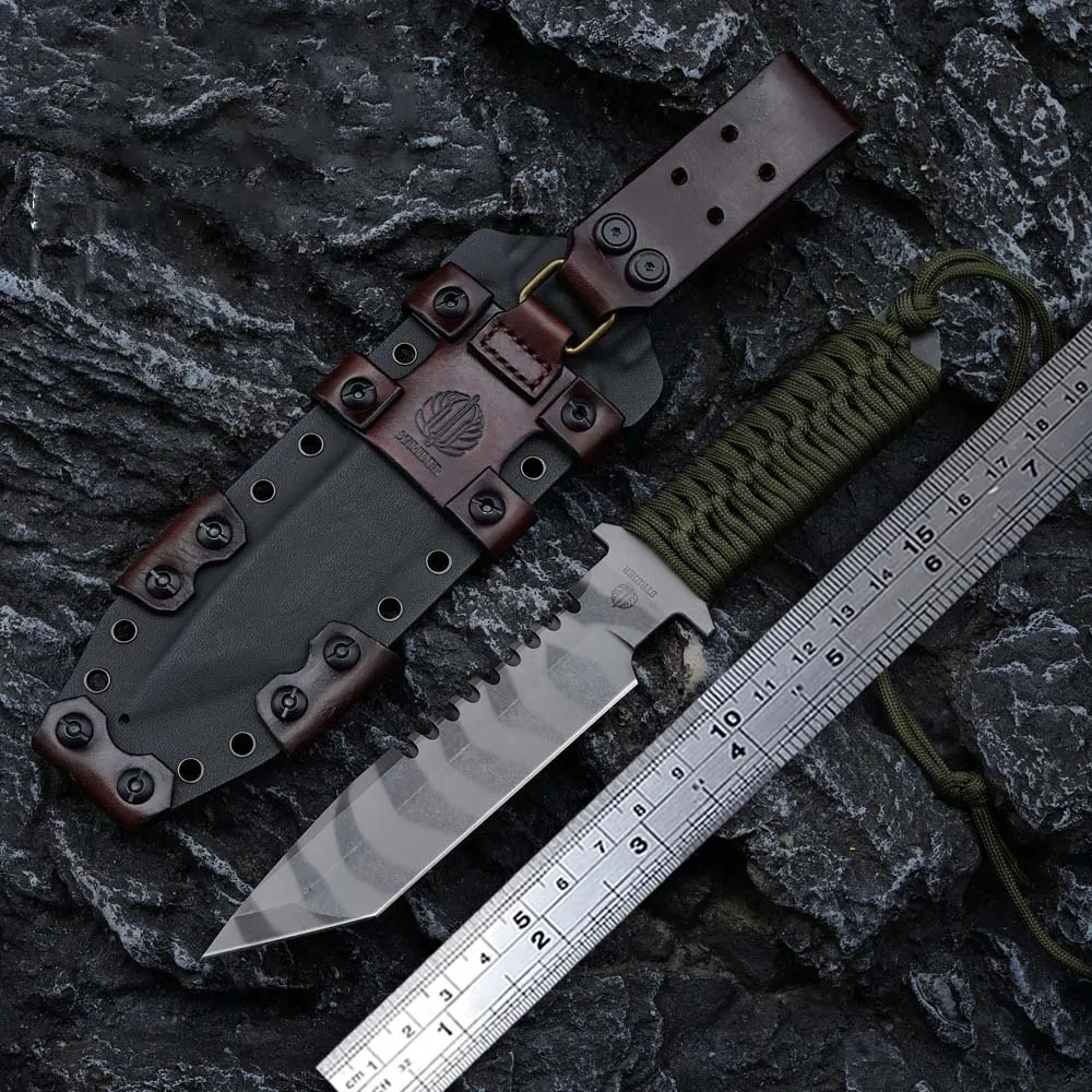 American version ATS-34 steel high-quality and high hardness survival climbing camping knife