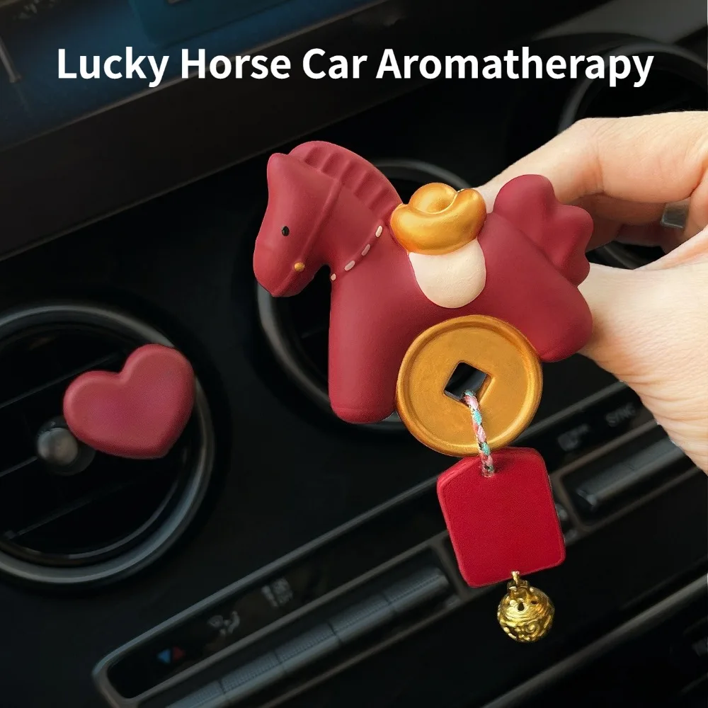 

Aesthetic Car Air Vent Freshener Perfume Clip Lucky Decor Car Interior Ornament Set Auto Aromatherapy Essential Oil Diffuser