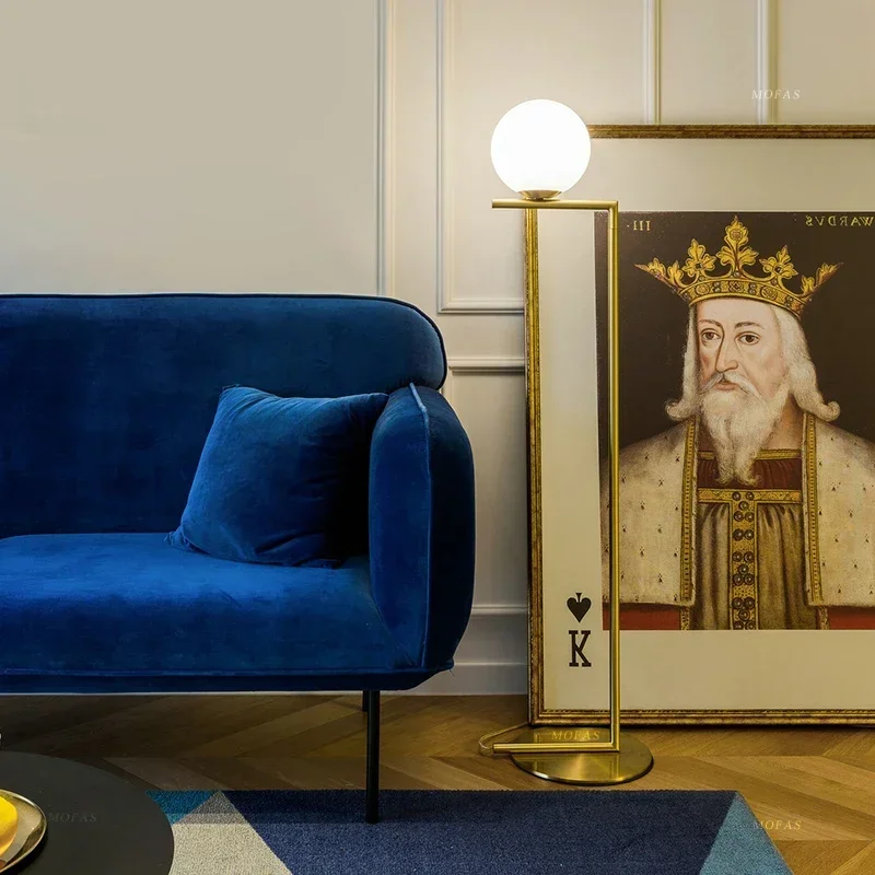 

Nordic Home Decor Luxury High-end Designer Bedroom Floor Lamp Simple Decoration Living Room Sofa Standing Lamps Luminaires