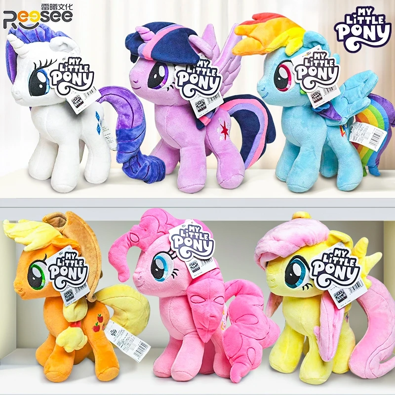 

HQ New My Little Pony Плюшевые игрушки Sparkle Twilight Pinkie Pie Rarity Fluttershy Applejack Rainbow Dash Мягкая кукла Детский рождественский подарок