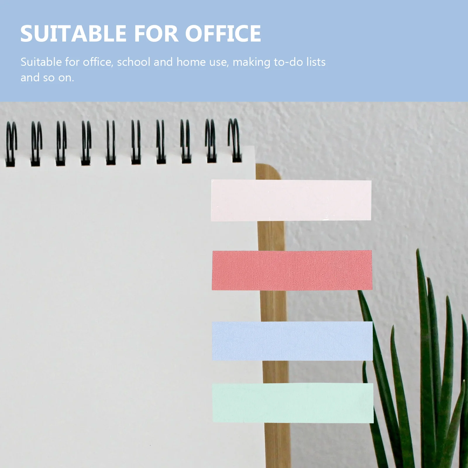 

6Pcs Portable Sticky Memo Notes Practical Self-Adhesive Note Pads Writing Reminder for Office Sticky Memo Pads