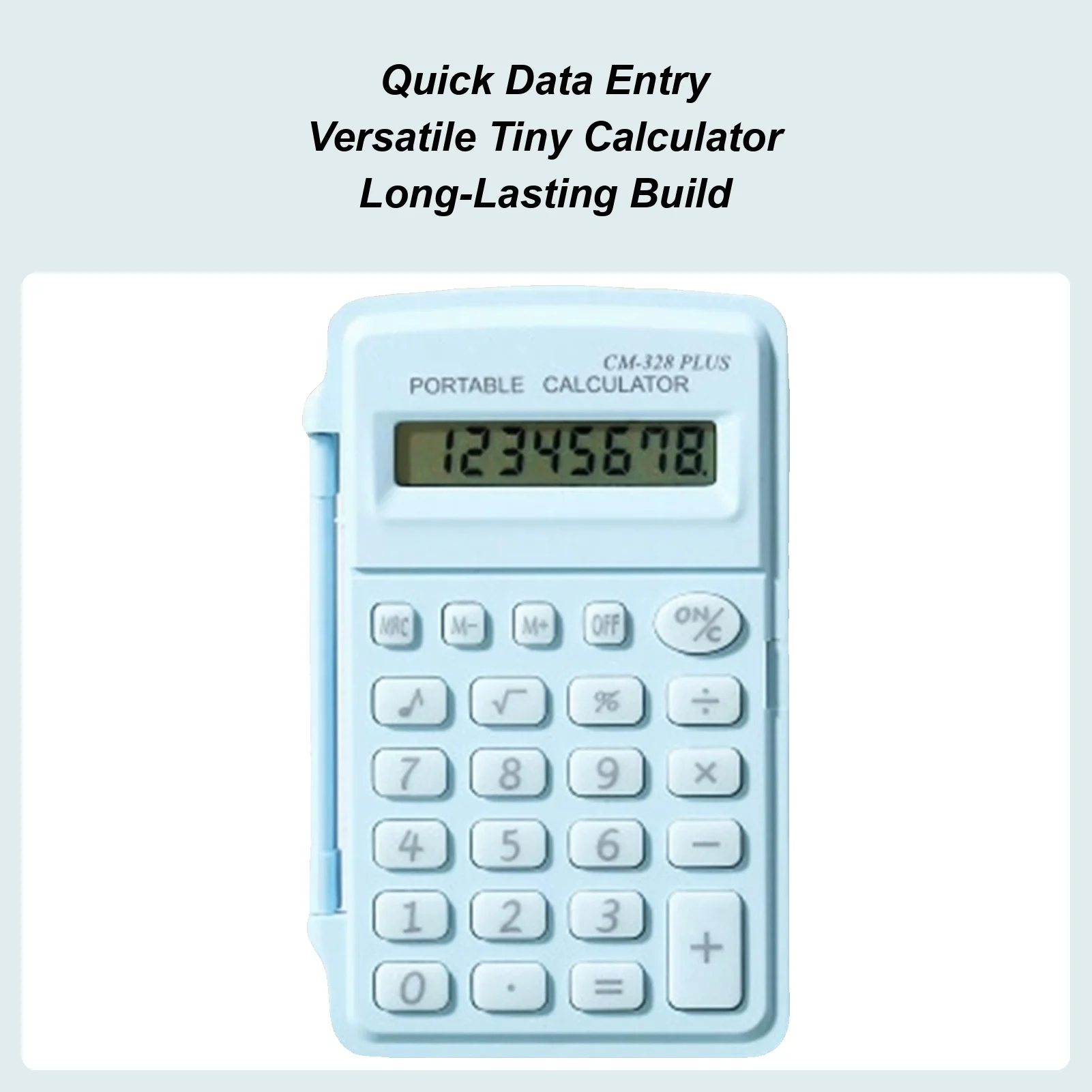 

Карманный калькулятор с крышкой, портативное устройство для расчетов, для студентов, учителей, абитуриентов, школьников, бухгалтеров