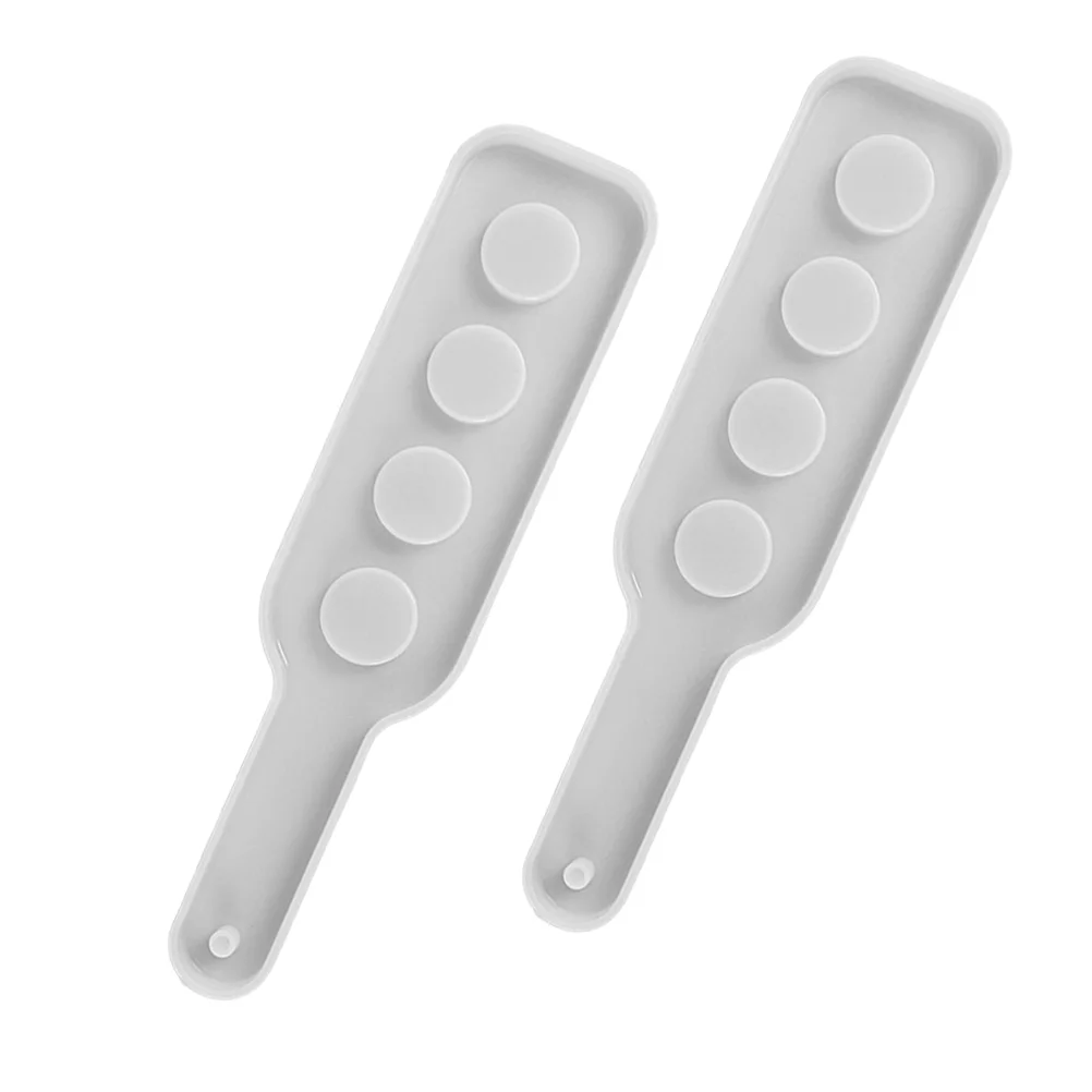 

2 Pcs Tray Mold Epoxy Shot Glass Bottle Holder Serving Molds Rectangle Making for DIY Silica Gel Silicone