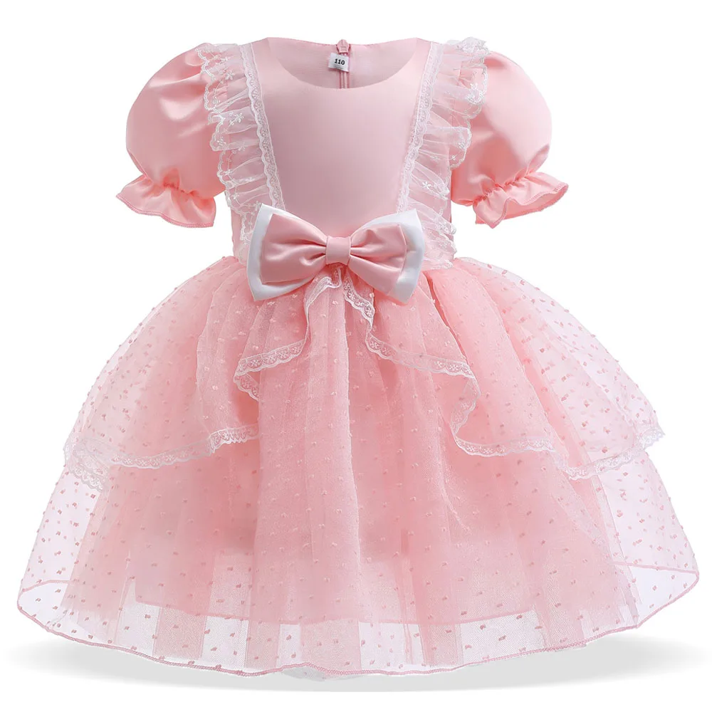 New Kids Dresses For Girls Tutu Princess Children Evening Party Dress Children Flower Girls Wedding Dress vestido 5 6 7 8 Year