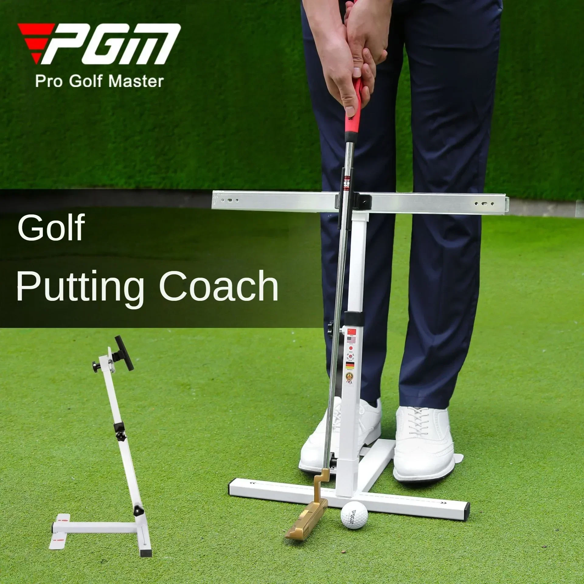 PGM Golf Putter Trainer อุปกรณ์การสอน Putter Trainer Posture Corrector