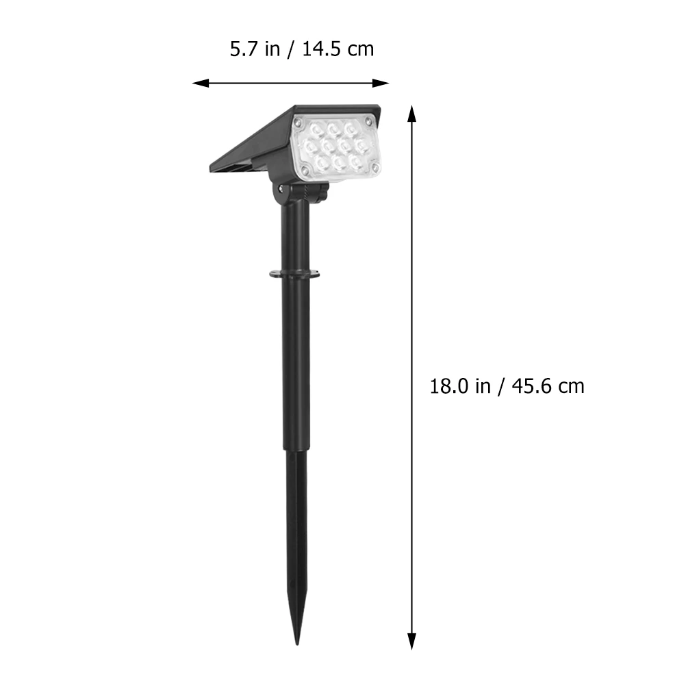 Lampada da giardino a LED solare impermeabile per esterni da giardino Rgb da 1 pezzo ricaricabile 2000mAh