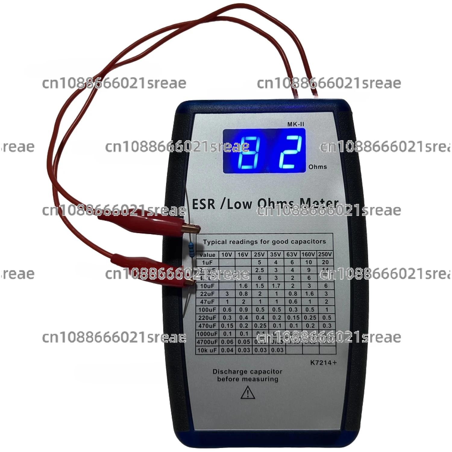 

BLUE K7214+ ESR meter circuit same as K7254, EVB & Dick Smith MKII ESR Meter