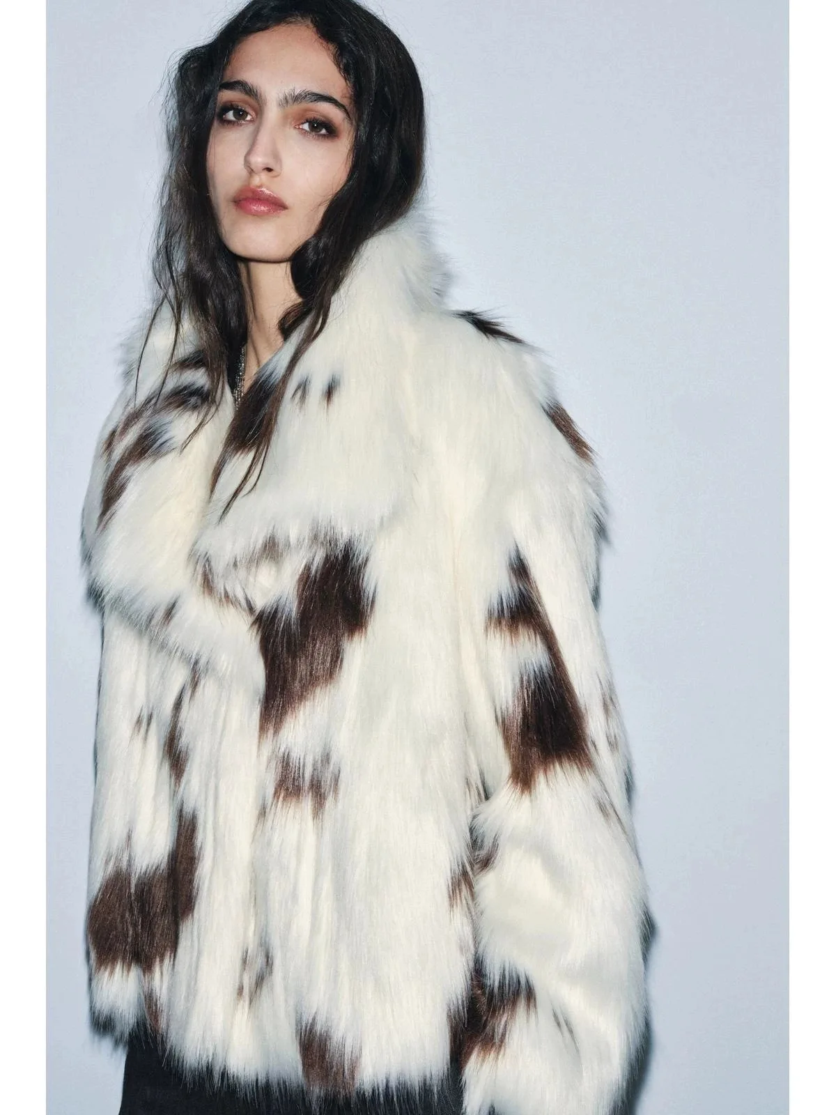 Autumn and winter new popular lapel artificial wool jacket coat