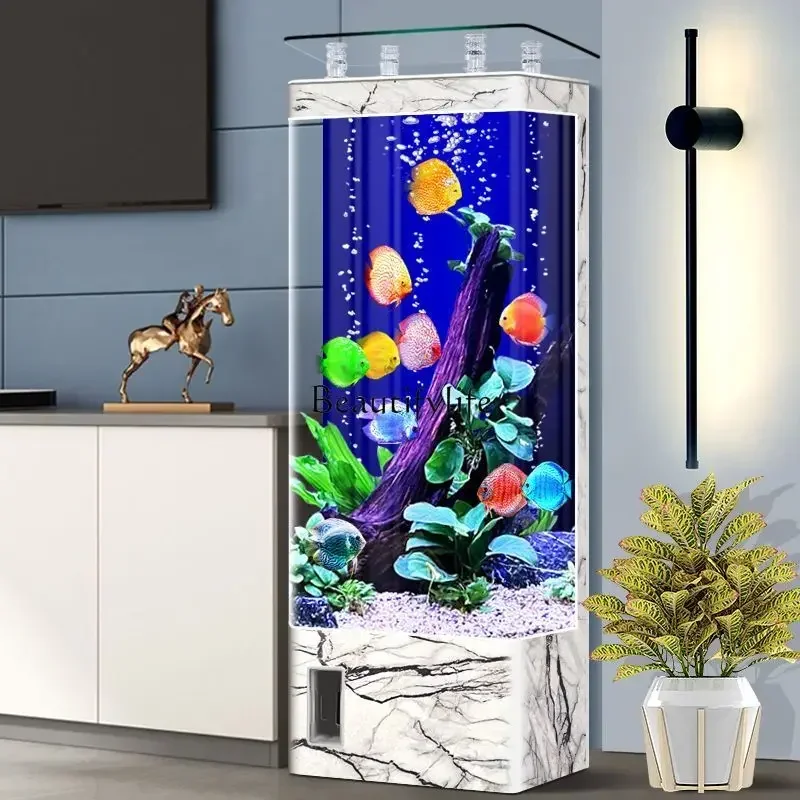 

LD33Living Room Home Fish Tank Filter Circulation System Large Vertical Lazy Back Filter Aquarium
