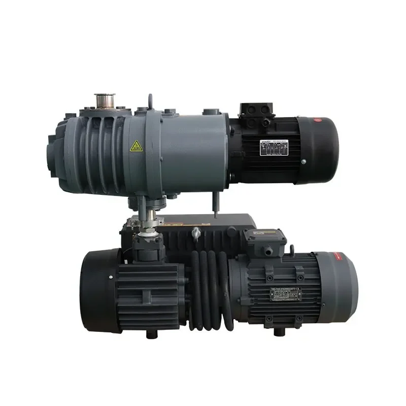 hot sale Single stage rotary vane pump + WEH roots pump vacuum unit, vacuum pump manufacturer, low noise and high suction