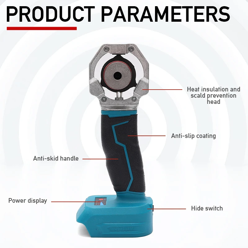 Saldatrice elettrica per tubi saldatrice in plastica ricaricabile senza fili per tubi dell'acqua PPR per batteria Makita 18V