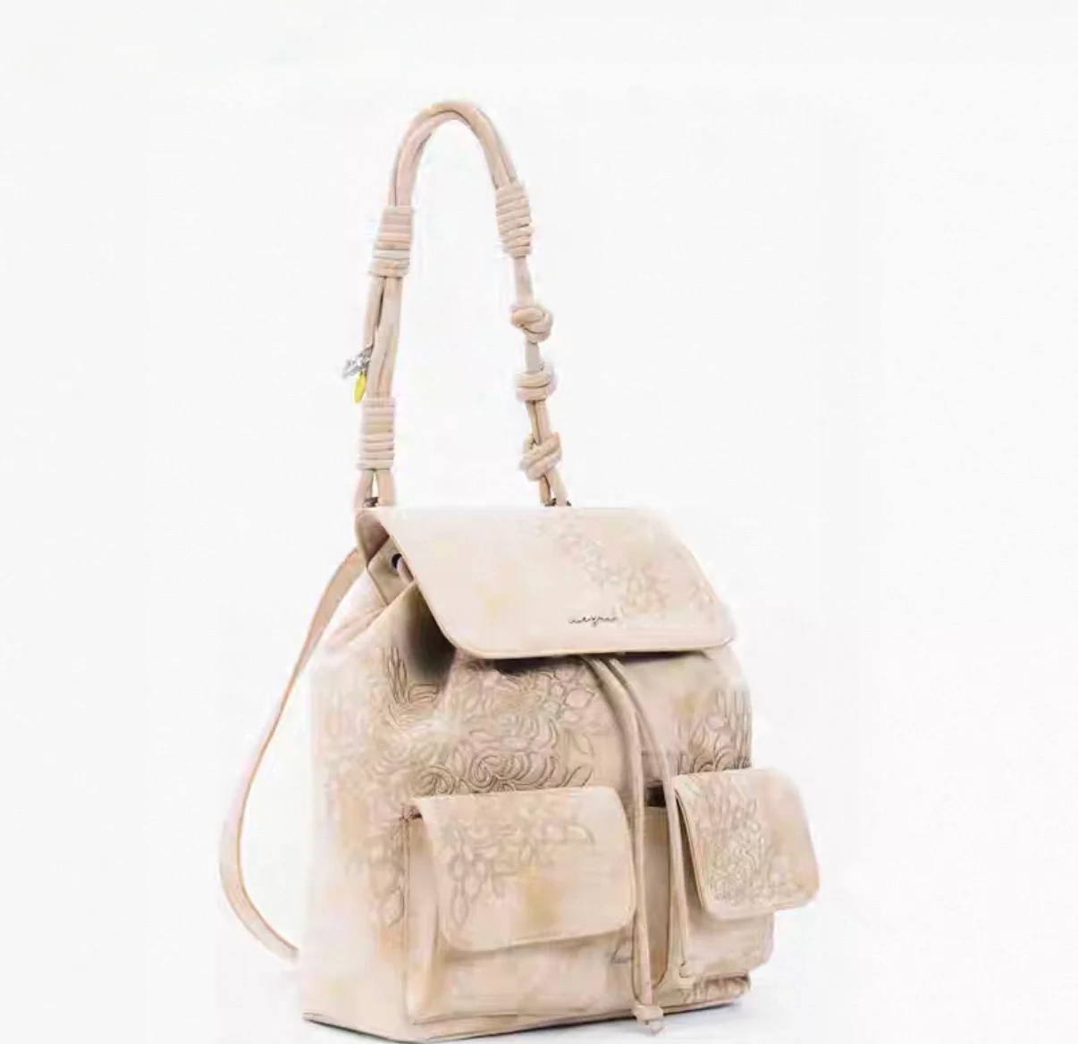 Spanische Ethno-Handtasche mit Stickerei und Druckdesign für Damen, Große Kapazität, Modische Umhängetasche 2026 – Detail 2