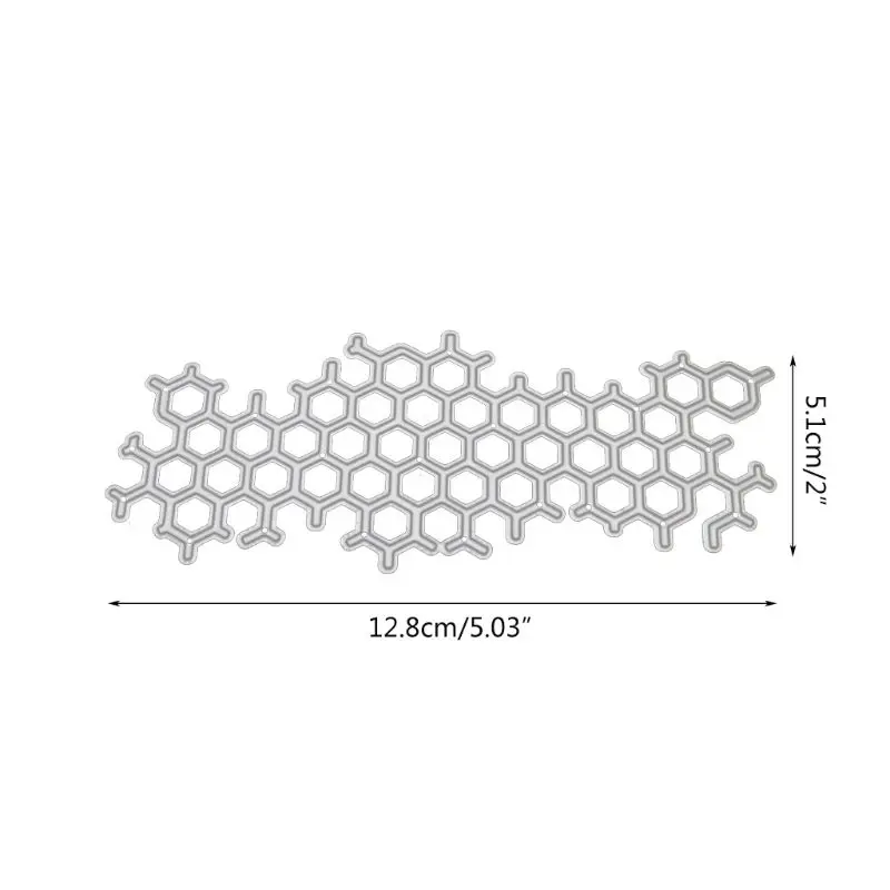 Honeycomb Cutting Die Exquisite Lace Carbon Steel Embossing Knife Mould Template