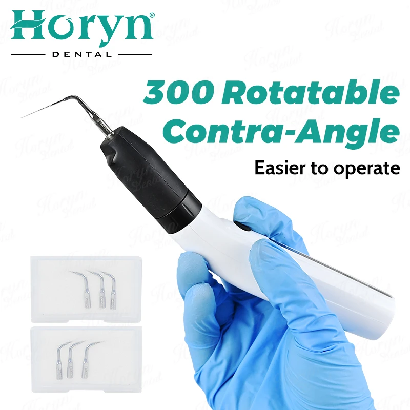 LED den tal Wireless Ultrasonic Activator Endo Ultra Activator Ultrasonic Washing Tooth with 6 Tips den tistry Tools